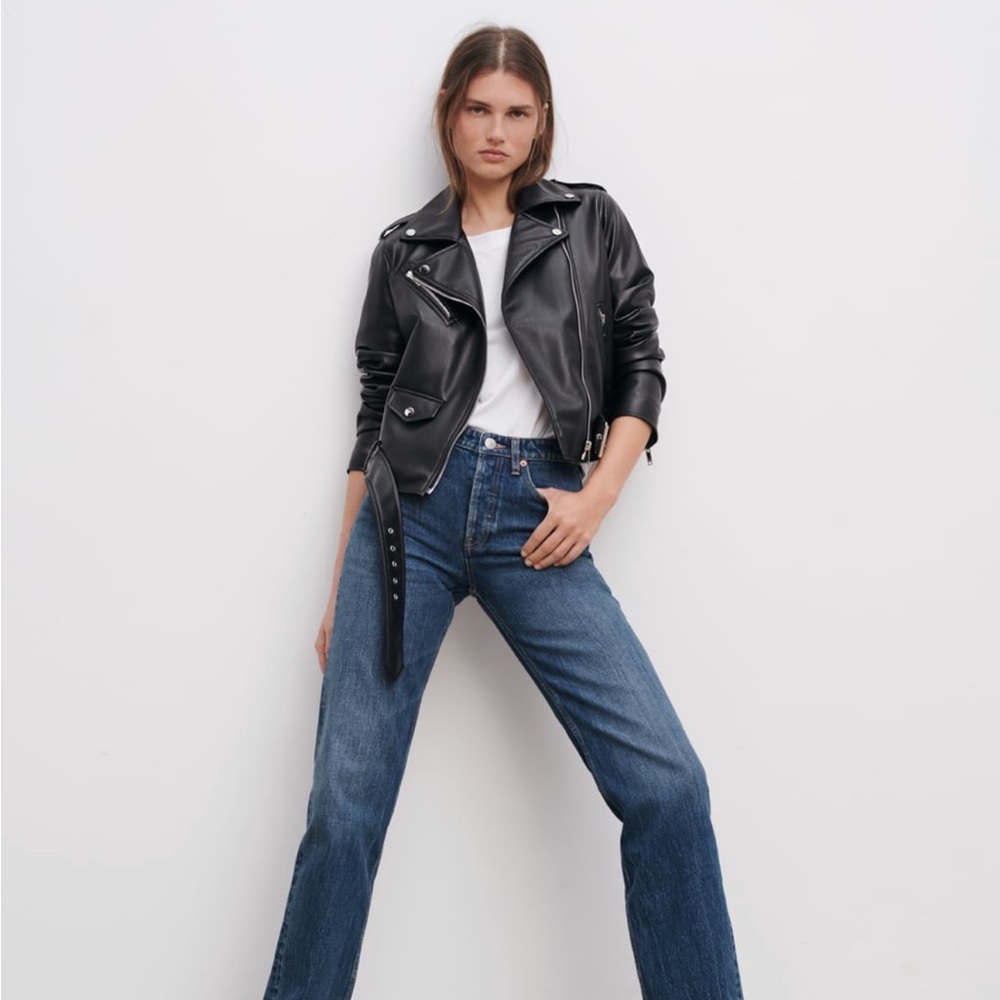 Faux Leather Jacket
